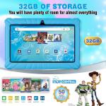7" Android Kids Tablet 32GB, Includes 50+ Disney Storybooks & Stickers