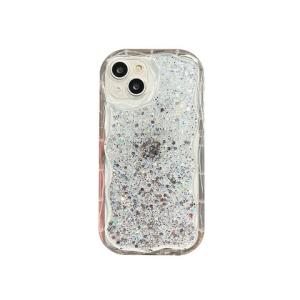 Glitter Transparent Curved Edge Phone Case Suitable for Xiaomi 13