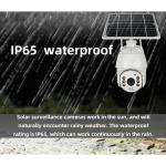 4G Wireless Waterproof 1080P 2.0M Solar Battery Power PTZ CCTV